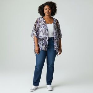 Vintage‎ 90’s Style & Co. Butterfly Kimono